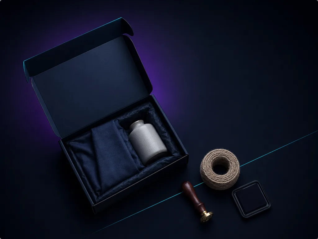 Ecommerce product flat-lay — BYLT Media full-stack programme