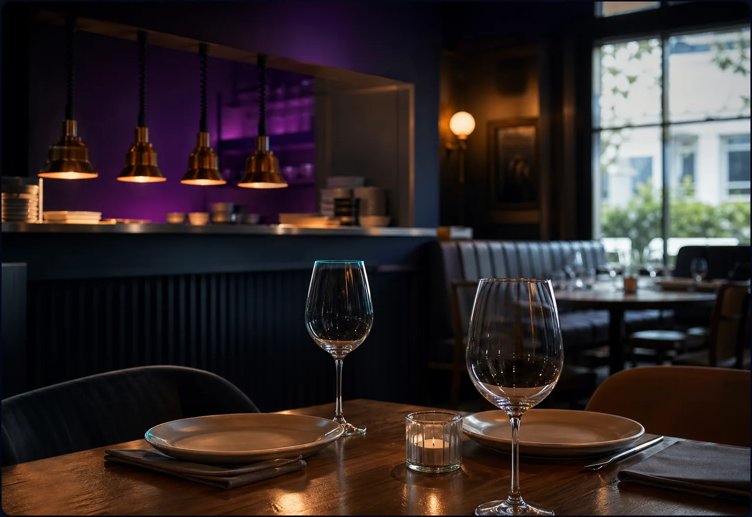 Happy Bar & Grill multi-channel hospitality programme — paid social and Search efficiency