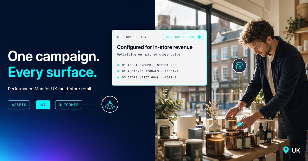 Performance Max for retail UK: CMO playbook 2026