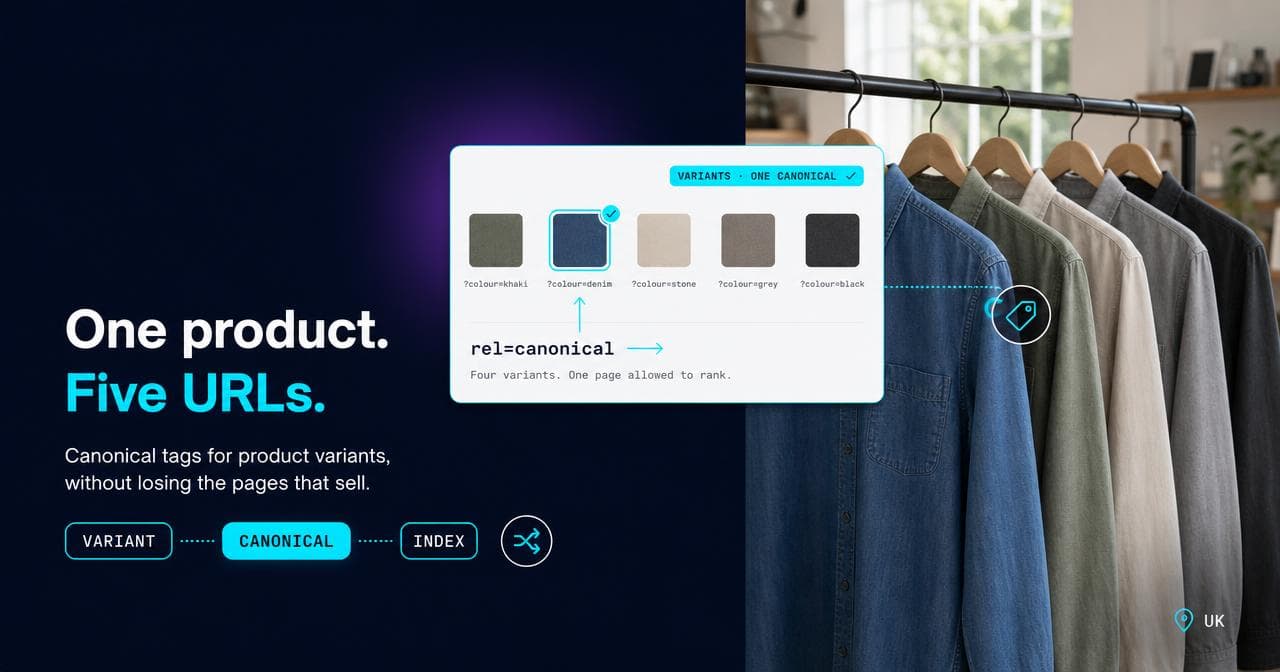 Canonical tags and the product variant problem