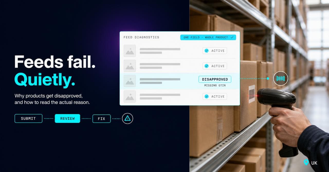 Why product feeds get disapproved, and how to fix each reason